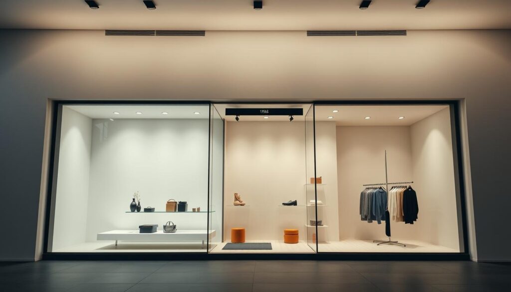 A beautifully minimalist digital storefront, with a sleek and modern aesthetic. The layout features a clean and uncluttered design, with ample negative space to draw the eye towards the featured products. The lighting is soft and diffused, creating a warm and inviting atmosphere. The color palette is muted and sophisticated, with a predominance of neutral tones punctuated by subtle accents of vibrant hues. The angle is a slightly elevated perspective, giving the viewer a sense of looking down upon the storefront, as if surveying the scene from above. The overall impression is one of elegance, professionalism, and a clear focus on the products being showcased.