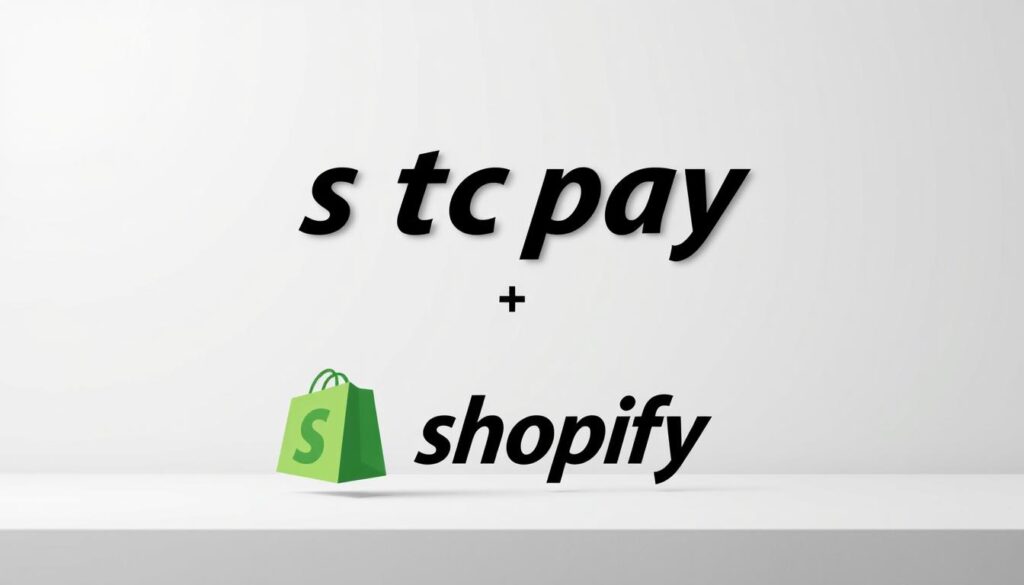 A detailed illustration of the stc pay and Shopify integration process, showcased against a clean, minimalist backdrop. The foreground depicts the stc pay logo and Shopify's distinct brand visuals, seamlessly intertwined to convey the connection between the two platforms. The middle ground features step-by-step icons and visual cues that guide the viewer through the integration workflow. The background is a soft, muted gradient that provides a sense of depth and emphasizes the core subject matter. Sophisticated lighting and camera angles are used to create a polished, professional aesthetic that aligns with the technical and instructional nature of the content.
