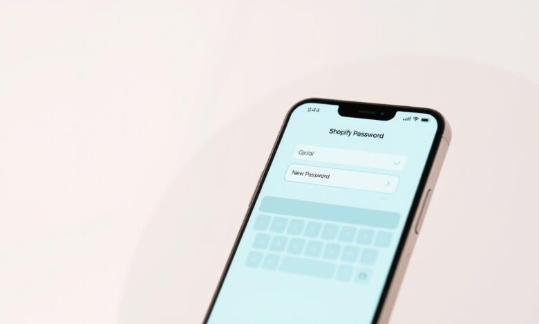- استرجاع كلمة مرور شوبيفاي