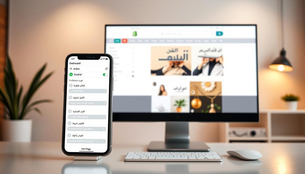 تخصيص الخطوط والإشعارات باللغة العربية