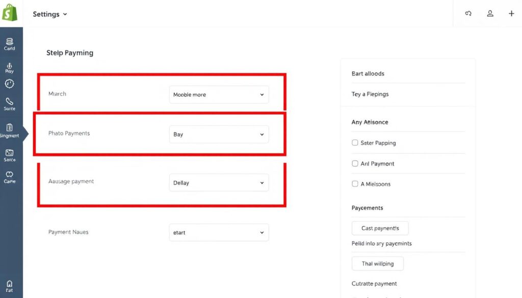 تكوين إعدادات الدفع في Shopify