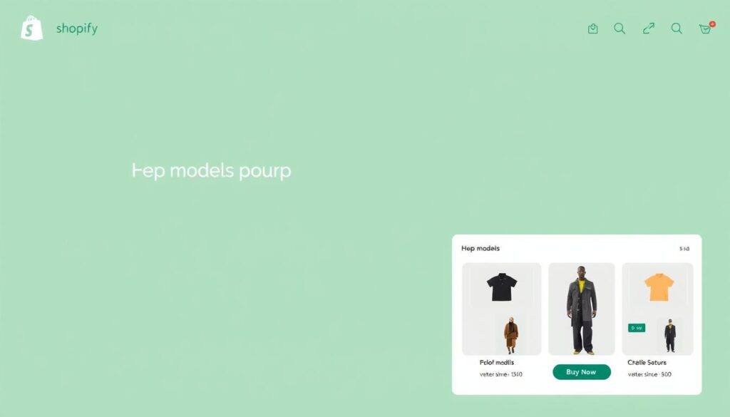 صورة توضح استخدام النماذج والنوافذ المنبثقة في متجر Shopify