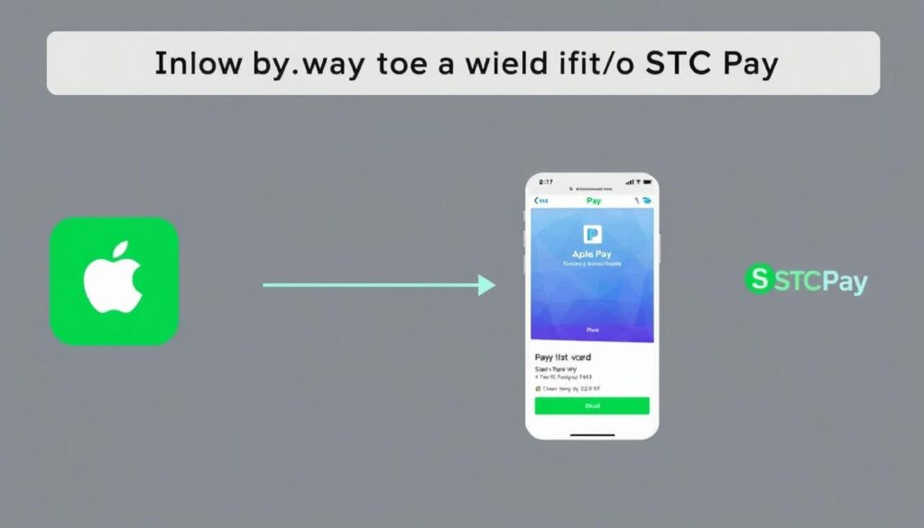 صورة توضح ربط Apple Pay مع STC Pay