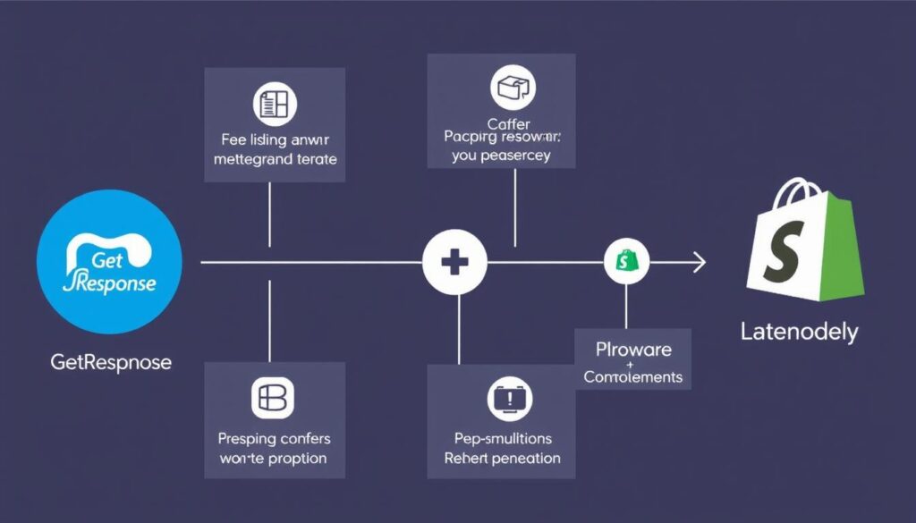 صورة توضح ربط GetResponse مع Shopify باستخدام Latenode
