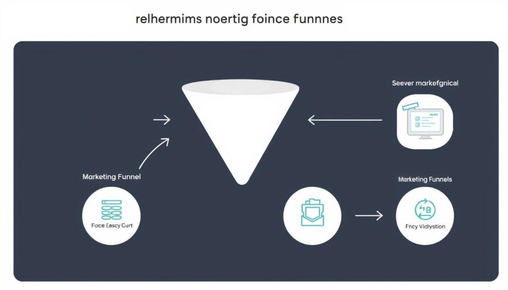 صورة توضح كيفية إنشاء مسار تسويقي متكامل باستخدام خاصية Conversion Funnel في GetResponse