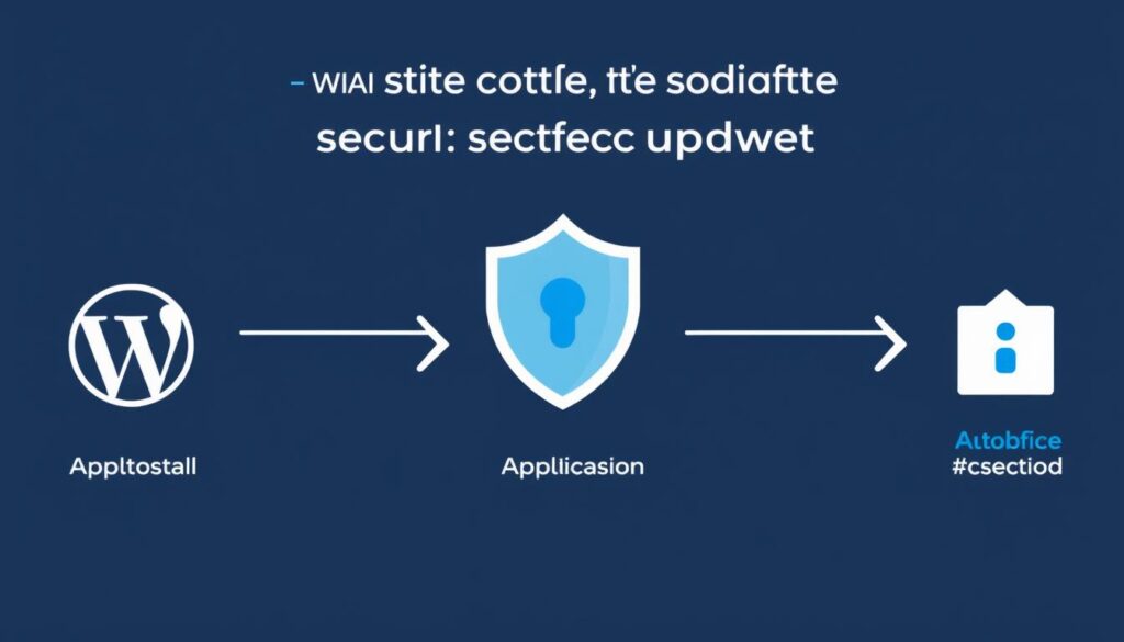 صورة توضح كيفية عمل التحديثات الأمنية التلقائية لووردبريس في Kinsta