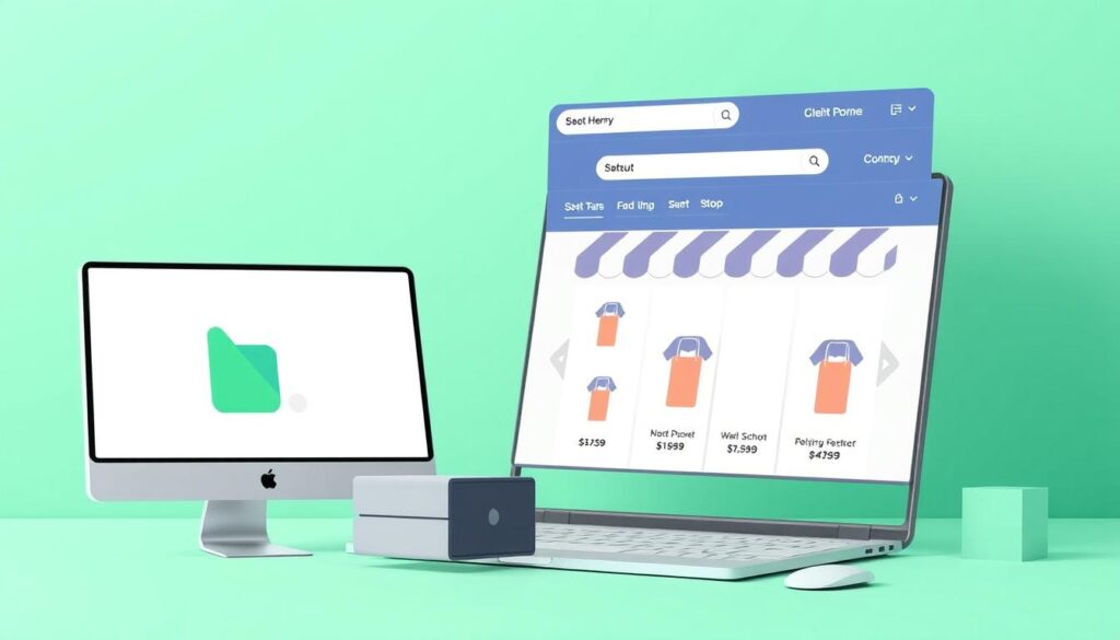 صورة لإعداد متجر إلكتروني على Kinsta
