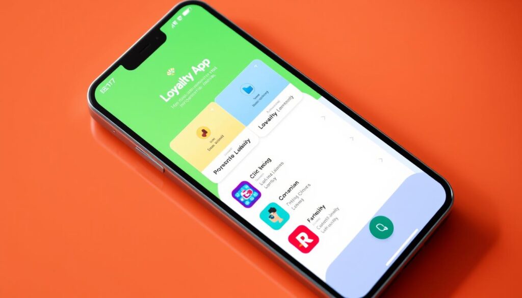 صورة لبرنامج ولاء على الهاتف المحمول