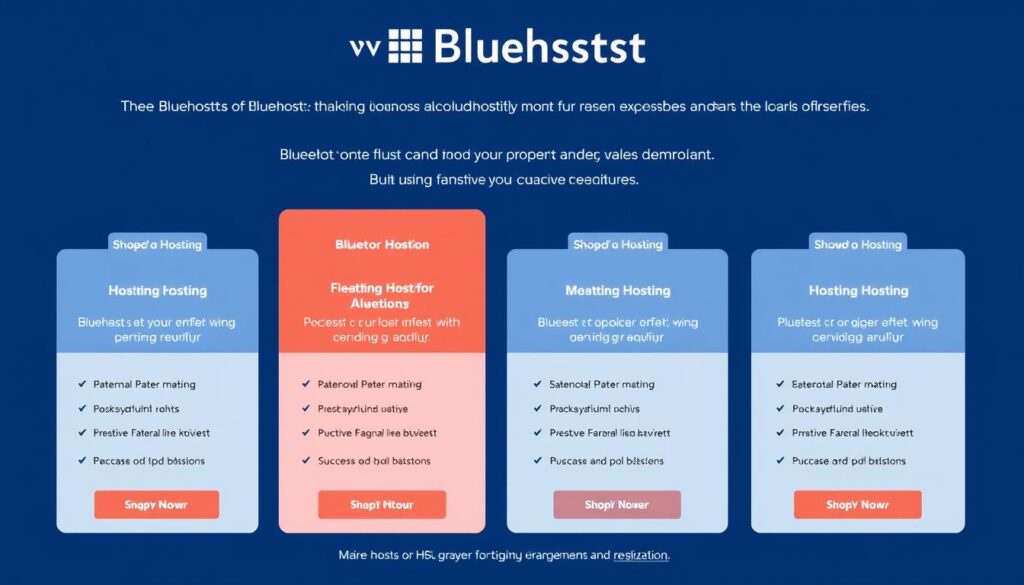 صورة لخطط استضافة Bluehost