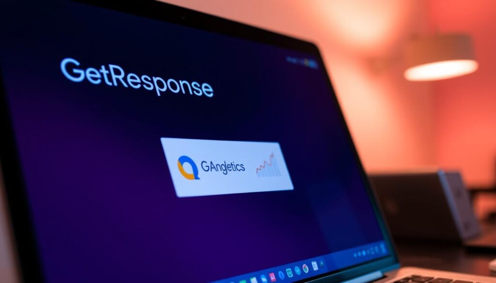 صورة لشاشة تعرض ربط GetResponse مع Google Analytics