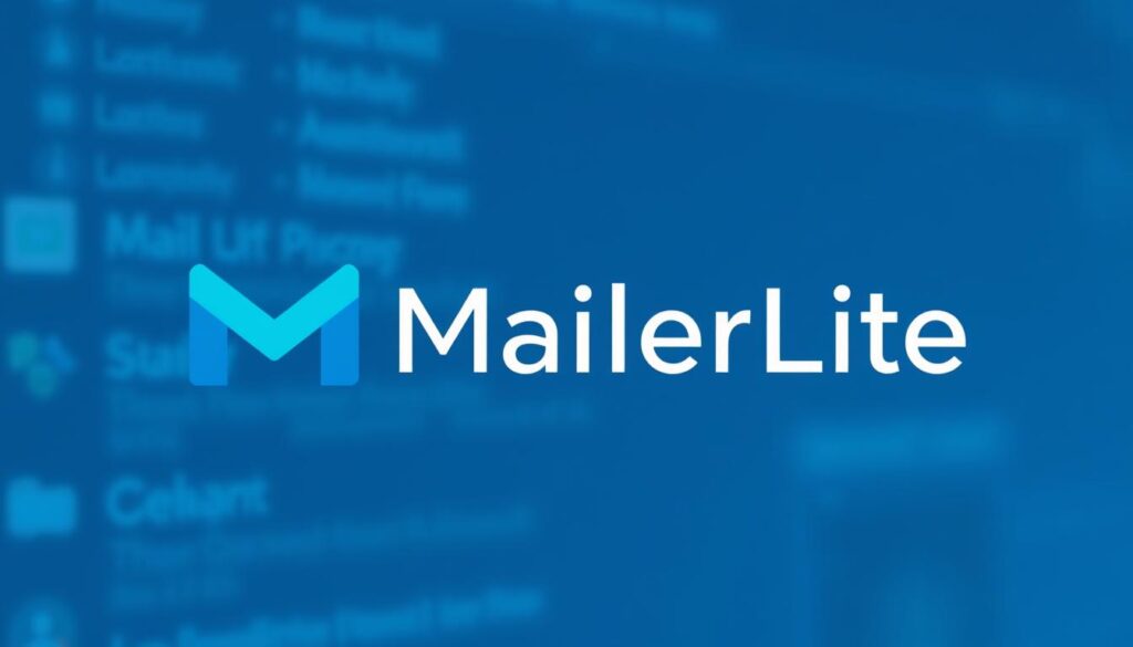 صورة لشعار MailerLite مع خلفية تعكس سهولة الاستخدام والفعالية