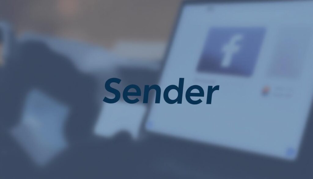 صورة لشعار Sender مع خلفية تعكس سهولة الاستخدام