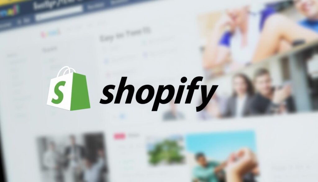 صورة لشعار Shopify Email مع خلفية تعكس التسويق بالبريد الإلكتروني