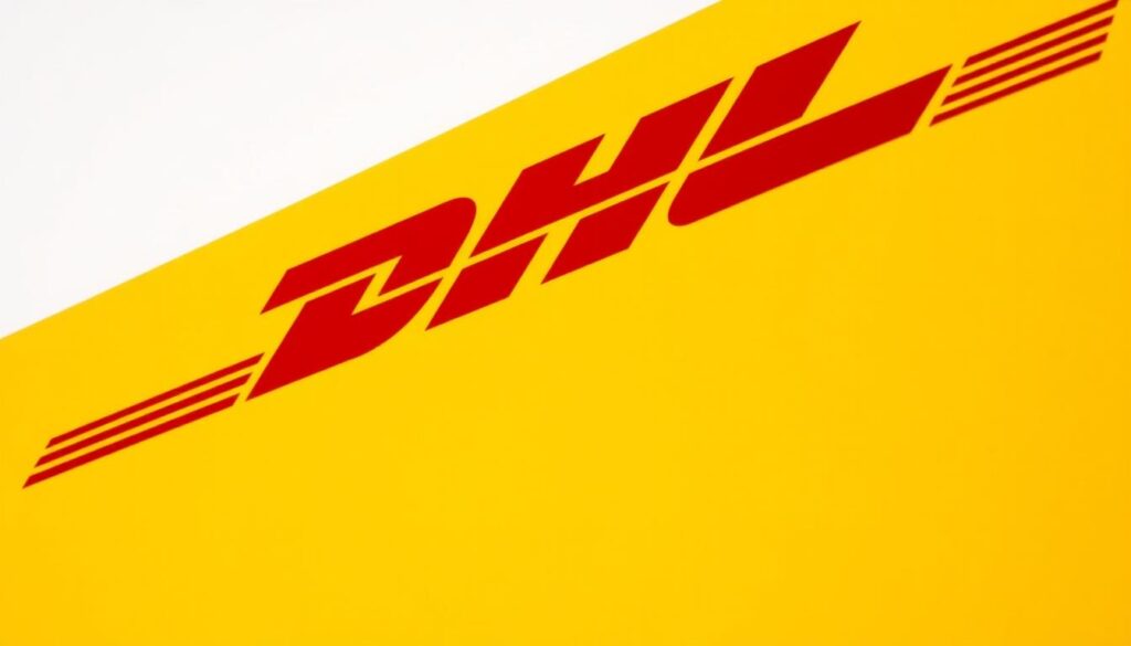 صورة لشعار شركة دي اتش ال DHL