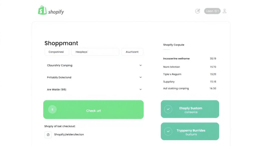 صورة لصفحة الدفع في Shopify