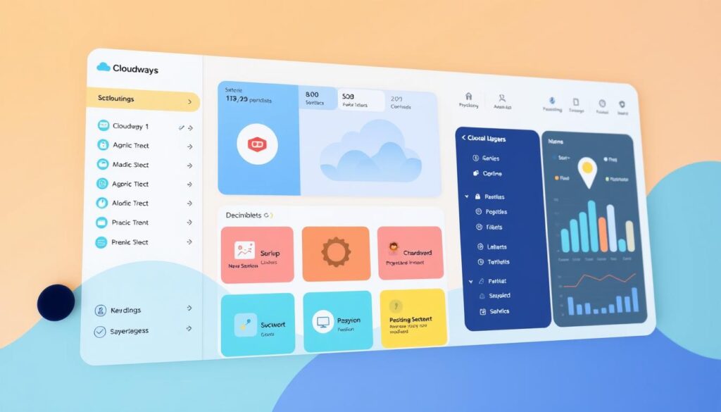 صورة لصفحة تحكم Cloudways