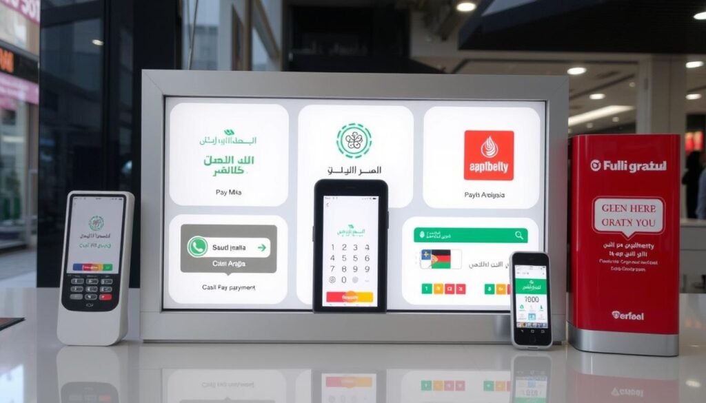 صورة لطرق الدفع الإلكتروني في السعودية