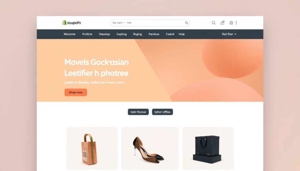 صورة لقالب Shopify احترافي