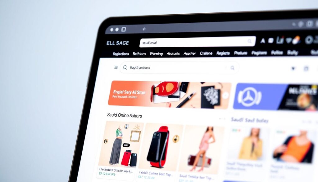 صورة لمتجر إلكتروني سعودي ناجح في نتائج البحث
