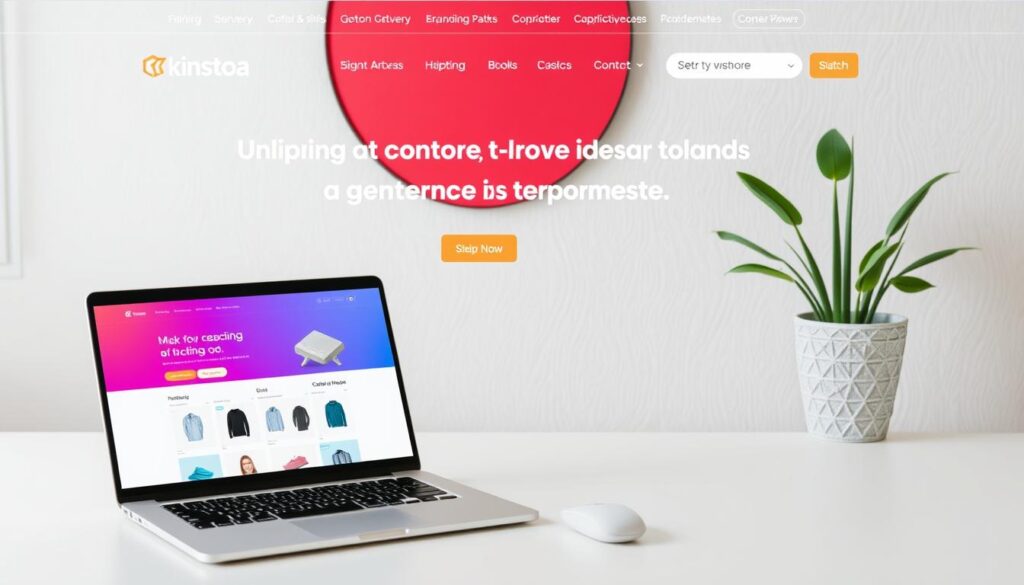 صورة لمتجر إلكتروني يستخدم Kinsta لتحسين أداء موقعه