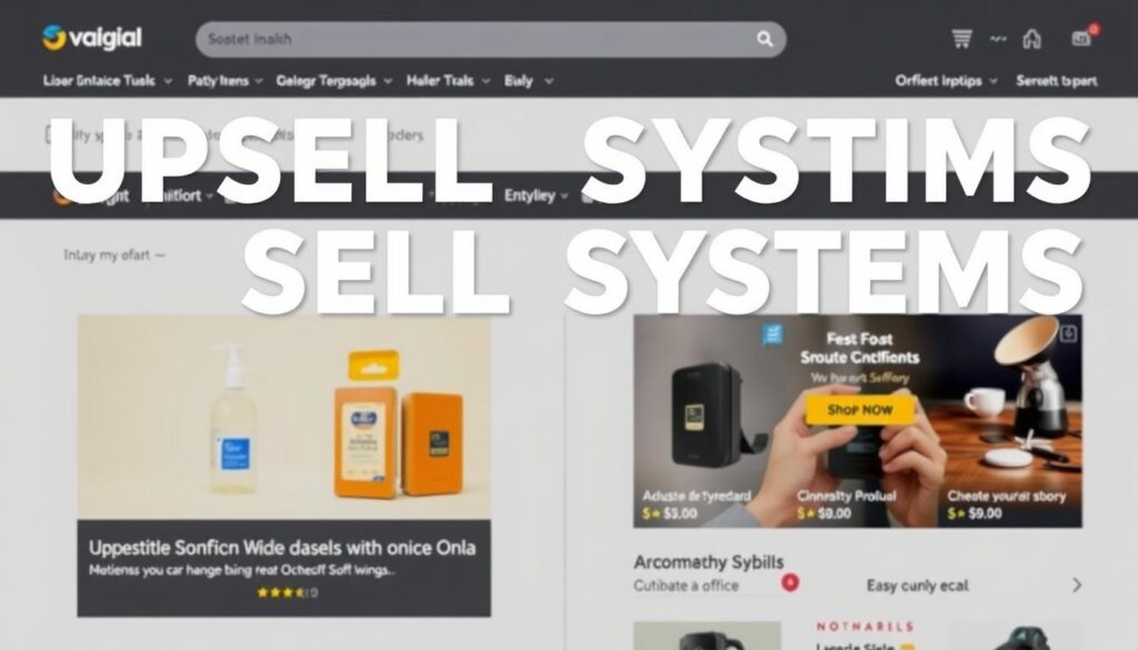 صورة لمتجر إلكتروني يستخدم أنظمة Upsell
