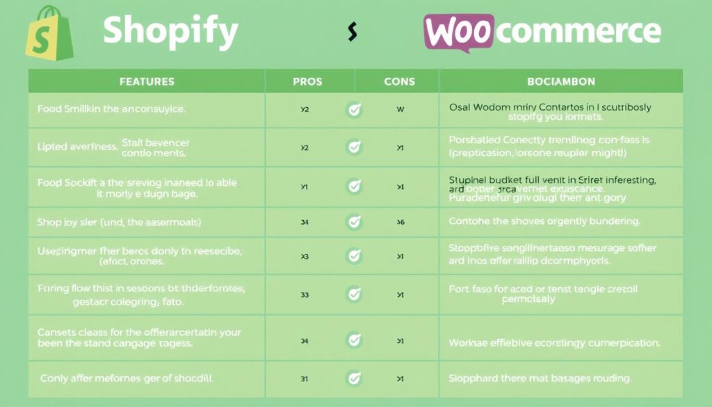 صورة لمقارنة بين Shopify وWooCommerce