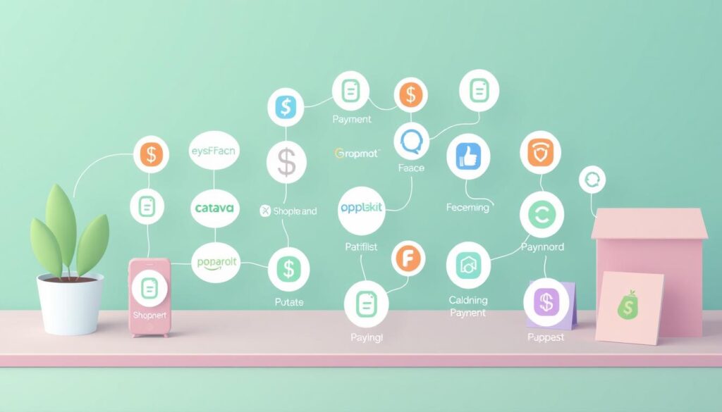 صورة لمنصات الدفع المحلية المتوافقة مع Shopify