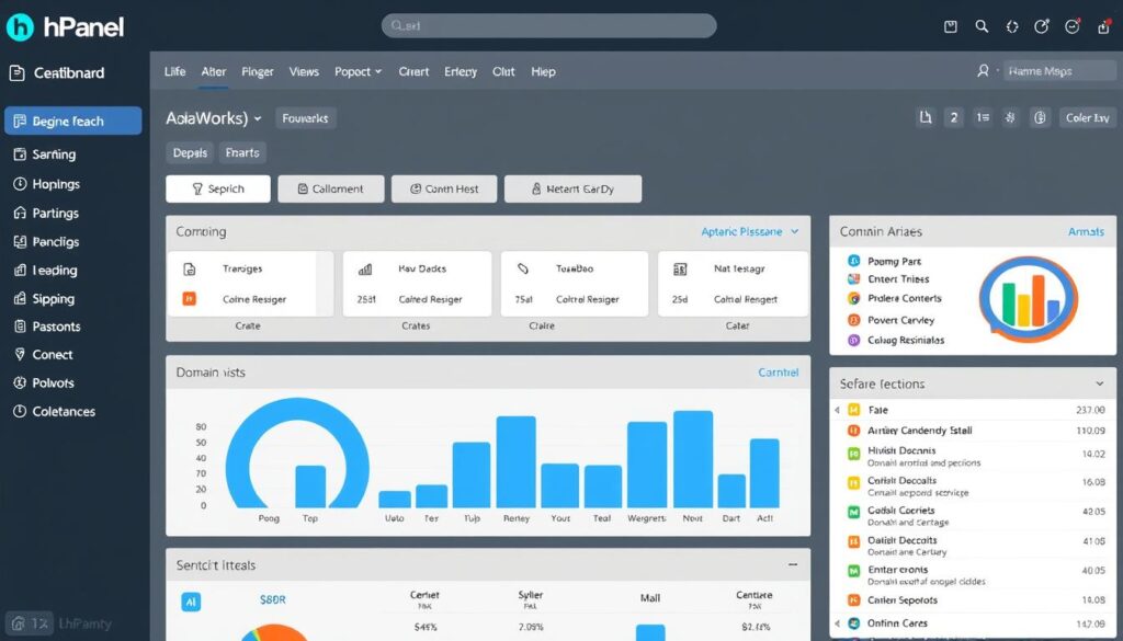 صورة لوحة تحكم hPanel لإدارة النطاقات