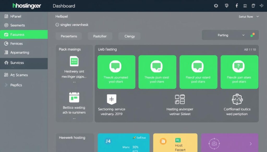 صورة لوحة تحكم هوستنجر hPanel