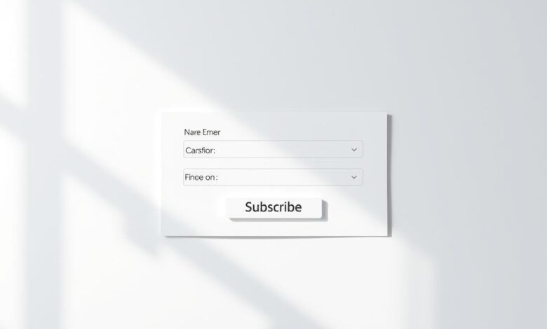 طريقة إعداد نموذج اشتراك (Signup Form) في GetResponse وجمع الإيميلات