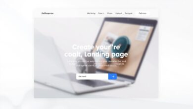 كيفية إنشاء Landing Page احترافية عبر GetResponse
