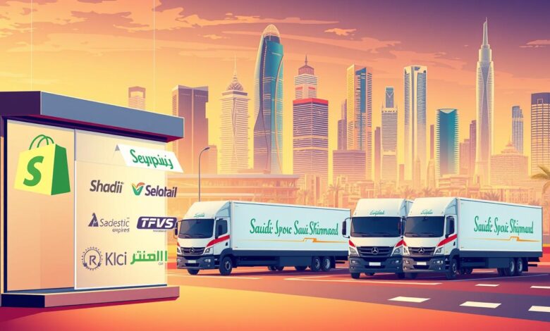 كيفية ربط متجر Shopify مع شركات الشحن السعودية (SMSA – Aramex – DHL – Fetchr)