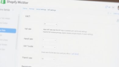 كيفية ضبط ضريبة القيمة المضافة (VAT) في متجر Shopify